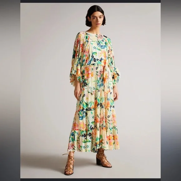 Ted baker floral maxi dress - Picture 1 of 10